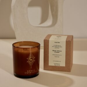 Soyavokslys 'I am Free' med trævæge