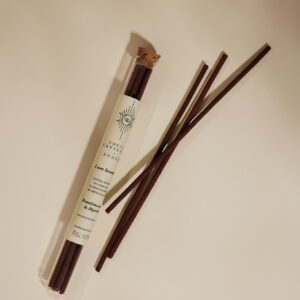 Naturlige røgelsespinde med 'I am Serenity'