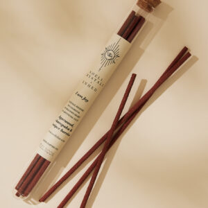 Naturlige røgelsespinde med 'I am Joy'