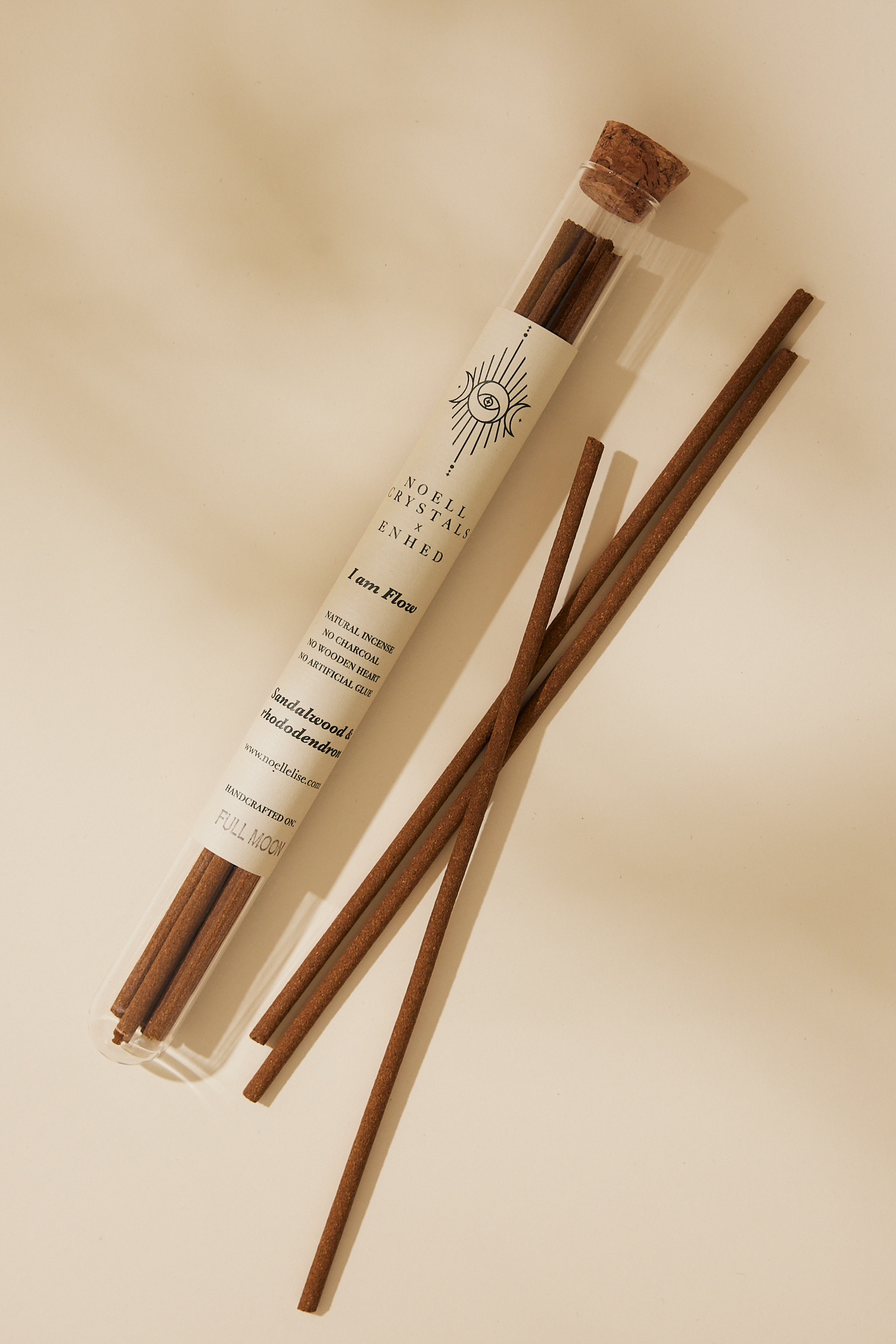 Naturlige røgelsespinde med ‘I am Flow’